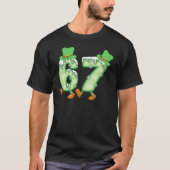 セントパトリックデー 冗談めいた 6 7 Tシャツ (正面)