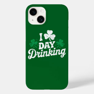 セントパトリックデー 幸せなアイルランド人 お酒大好き おもしろTシャツ Case-Mate iPhone 14ケース