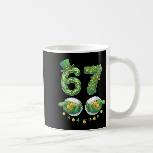 セントパトリックデー 67 おもしろい 婦人服 コーヒーマグカップ (右)