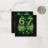 セントパトリックデー 6 7 ノートカード (正面/裏面インサイチュ)