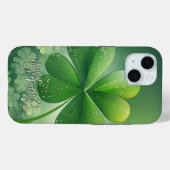 セントパトリックデー(7) 幸せな緑のシャムロック c Case-Mate iPhoneケース (裏面 (横))
