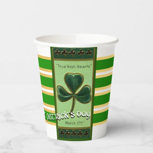 セントパトリックデー True+Irish+Heart PPC02 紙コップ (左)