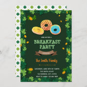 セントパトリックドナットブレックファーストテーマ 招待状 (正面/裏面)