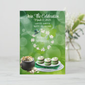 セントパトリックパーソナライズされたズデイパーティの招待状 招待状 (スタンド正面)