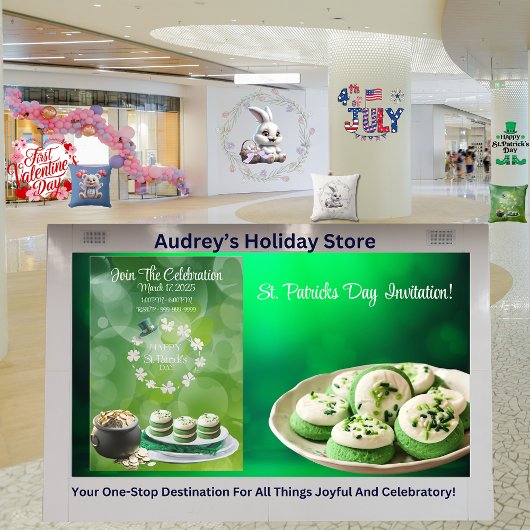 セントパトリックパーソナライズされたズデイパーティの招待状 招待状