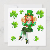 セントパトリックパーティの招待状 招待状 (正面)