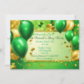 セントパトリックパーティーの招待状 招待状 (正面)