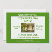 セントパトリックパーティーフォーサイス噴水、サバンナ、ジョージア州 招待状 (正面)