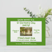 セントパトリックパーティーフォーサイス噴水、サバンナ、ジョージア州 招待状 (スタンド正面)