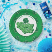 セントパトリック'ラッキーワンファースト誕生日紙プレート ペーパープレート (パーティー)