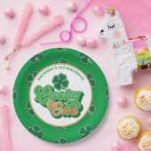 セントパトリック'ラッキーワンファースト誕生日紙プレート ペーパープレート (パーティー)