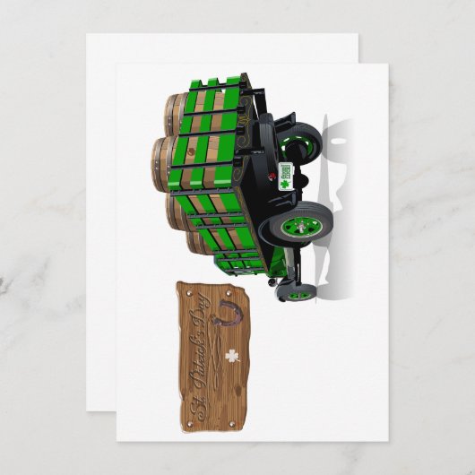 セントパトリックヴィンテージマンガクリスマス消防車 (正面/裏面)