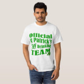セントパトリック公式の日の飲みチーム Tシャツ (正面フル)