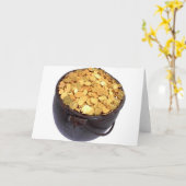 セントパトリック及び-金の壷 カード (黄色い花)