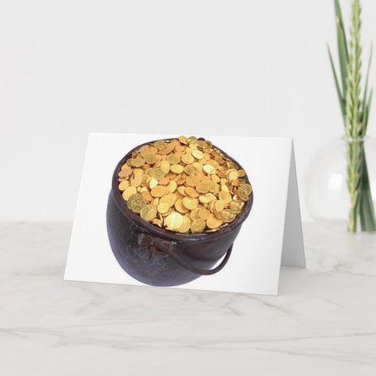 セントパトリック及び-金の壷 カード (正面)