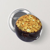 セントパトリック及び-金の壷 缶バッジ (正面&裏面)