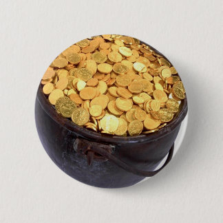 セントパトリック及び-金の壷 缶バッジ