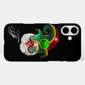 セントパトリック宝石製フクロウ及びシャムロック付小妖精や小人帽子 Case-Mate iPhoneケース (裏面 (横))