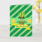 セントパトリック幸せな日 カード (黄色い花)