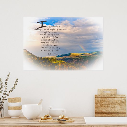 セントパトリック引用文 ポスター (キッチン)