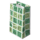 セントパトリック手書きアイコンID635 スモールペーパーバッグ (裏面アングル)