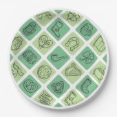 セントパトリック手書きアイコンID635 ペーパープレート (正面)