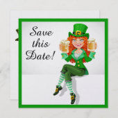 セントパトリック招待状 セーブザデート (正面/裏面)