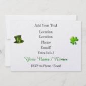 セントパトリック招待状 招待状 (裏面)