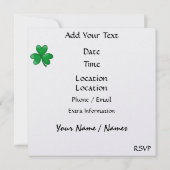 セントパトリック招待状- SRF 招待状 (裏面)