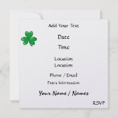 セントパトリック招待状- SRF 招待状 (裏面)