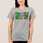 セントパトリック日アイルランド国旗Tシャツ トライブレンドＴシャツ (正面)