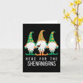 セントパトリック格言アイリッシュデイシェナニガンレプレシャンS カード (黄色い花)