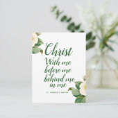 セントパトリック祈りの言葉葉書 ポストカード (スタンド正面)