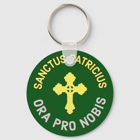 セントパトリック祈米国中南米カトリック緑 キーホルダー (正面)