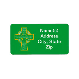 セントパトリック胸当て住所 シール