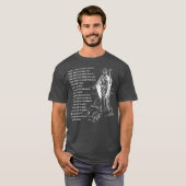 セントパトリック胸当て祈りの言葉カソリックサンデー Tシャツ (正面フル)