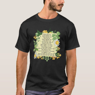 セントパトリック胸当て祈りの言葉パトリックsデイキャソル tシャツ