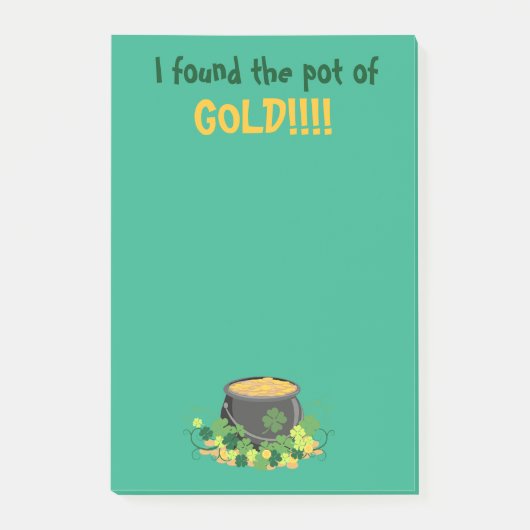 セントパトリック金ゴールドポット ポストイット (正面)