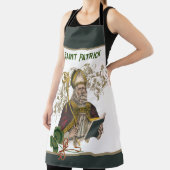 セントパトリック・アイリッシュシャームロックグリーン金ゴールドカトリックA エプロン (インサイチュ)