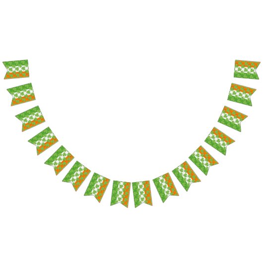 セントパトリック・アイルランド国旗シャムロックパーティーアイルランド バンティングフラッグ (全)