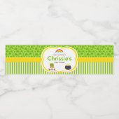 セントパトリック・アフリカンアメリカン・ガールベビーシャワーパーティー ペットボトルラベル (シングルラベル)