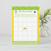 セントパトリック・アフリカ系アメリカ人ガールベビーシャワービンゴ 招待状 (スタンド正面)
