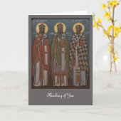 セントパトリック カード (黄色い花)