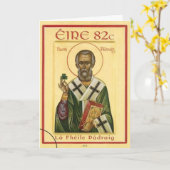 セントパトリック カード (黄色い花)