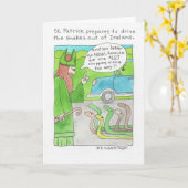 セントパトリック カード (黄色い花)