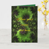 セントパトリック・シャムロックフィールド カード (黄色い花)