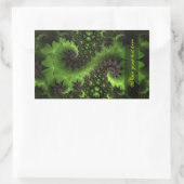 セントパトリック・シャムロックフィールド 長方形シール (バッグ)