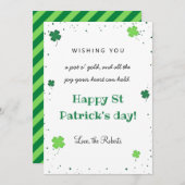 セントパトリック・デイ・クモダンローバー・おもしろいラック シーズンカード (正面/裏面)