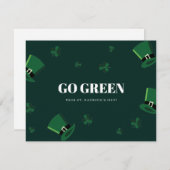 セントパトリック・デイ・グリーン・カード シーズンカード (正面/裏面)