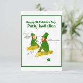 セントパトリック・デイ・グリーン・レプリチャウンズRSVP 招待状 (スタンド正面)